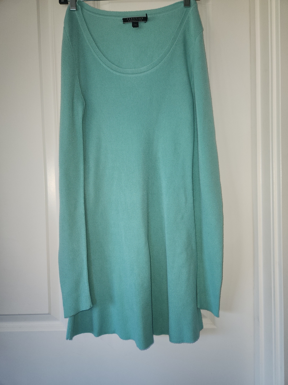 Peruvian Connection Teal Dress/tunic